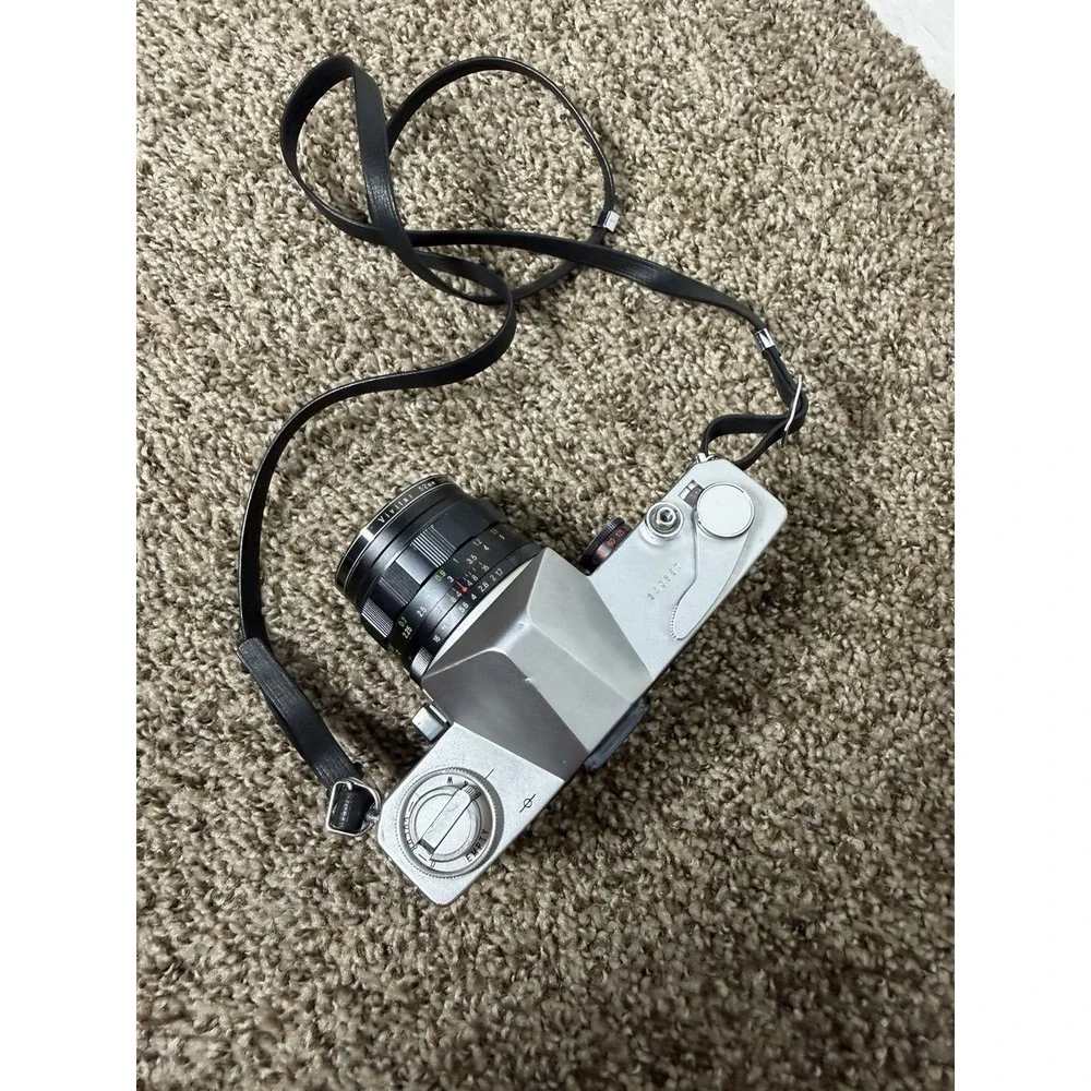 Ricoh Singlex TLS 35mm SLR Film Camera Auto Rikenon 50mm f/1.7 Lens Tested